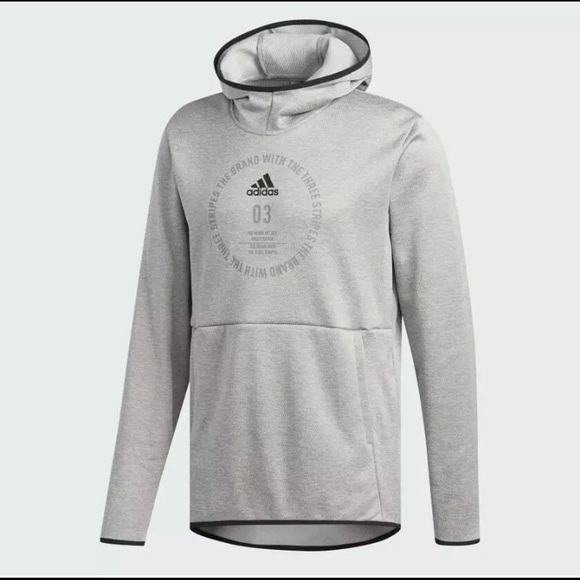 adidas Men's hoodie and Pants, Solid Grey - Picture 3 of 5